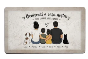 Zerbino Magic Personalizzato 39x68 Famiglia 1