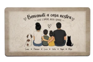 Zerbino Magic Personalizzato 39x68 Famiglia 1