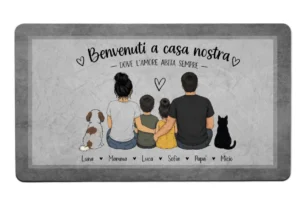 Zerbino Magic Personalizzato 39x68 Famiglia 1