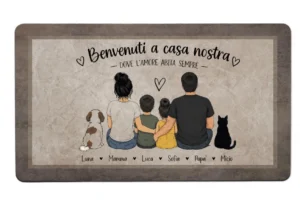 Zerbino Magic Personalizzato 39x68 Famiglia 1