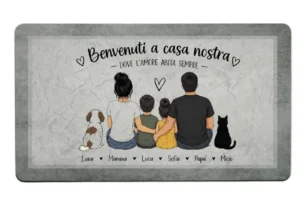 Zerbino Magic Personalizzato 39x68 Famiglia 1
